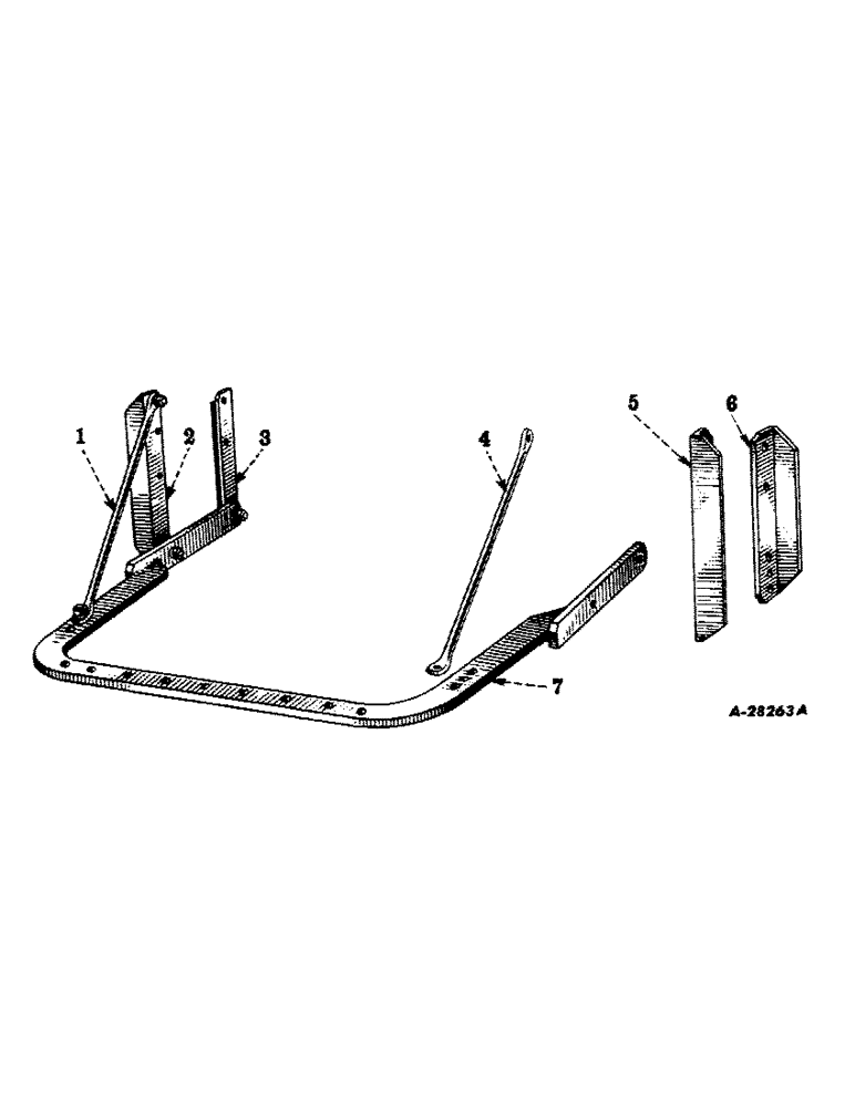 Схема запчастей Case IH 400-SERIES - (419) - ATTACHMENTS, FIXED DRAWBAR, SPECIAL, FOR ALL HI-CLEAR MODELS Attachments