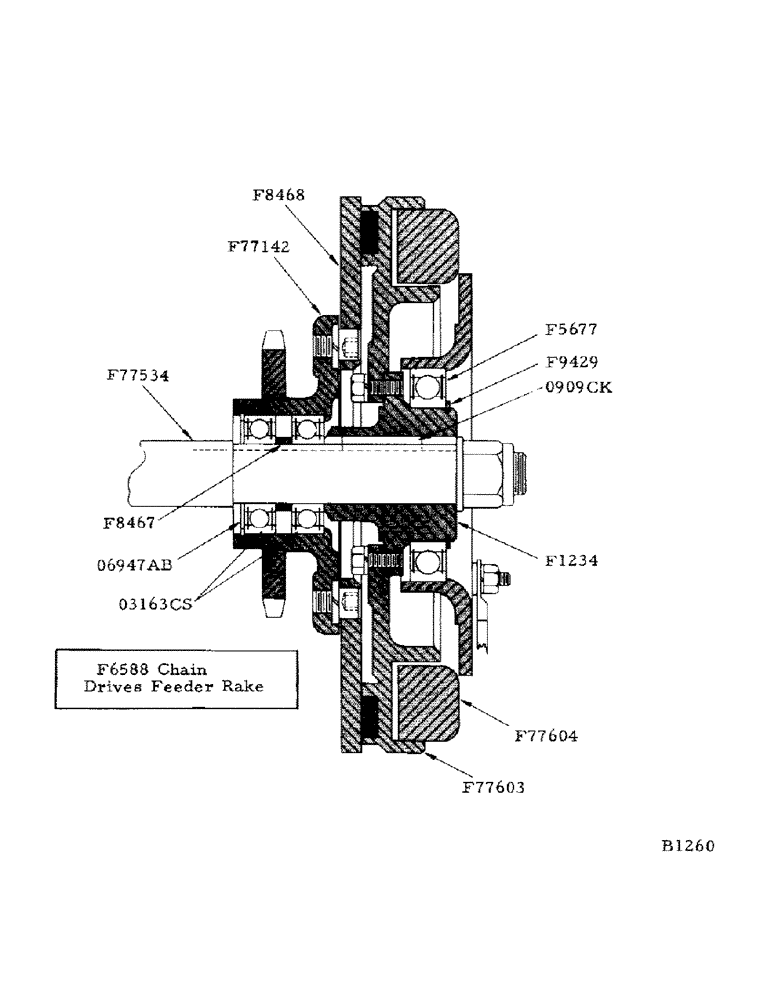 Схема запчастей Case IH 800 - (077) - ELECTRIC CLUTCH ATTACHMENT (55) - ELECTRICAL SYSTEMS