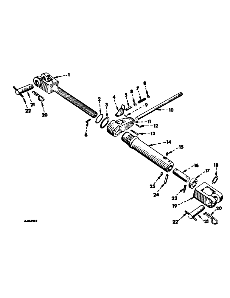 Схема запчастей Case IH 411 - (S-12) - HAND LIFT ATTACHMENT 