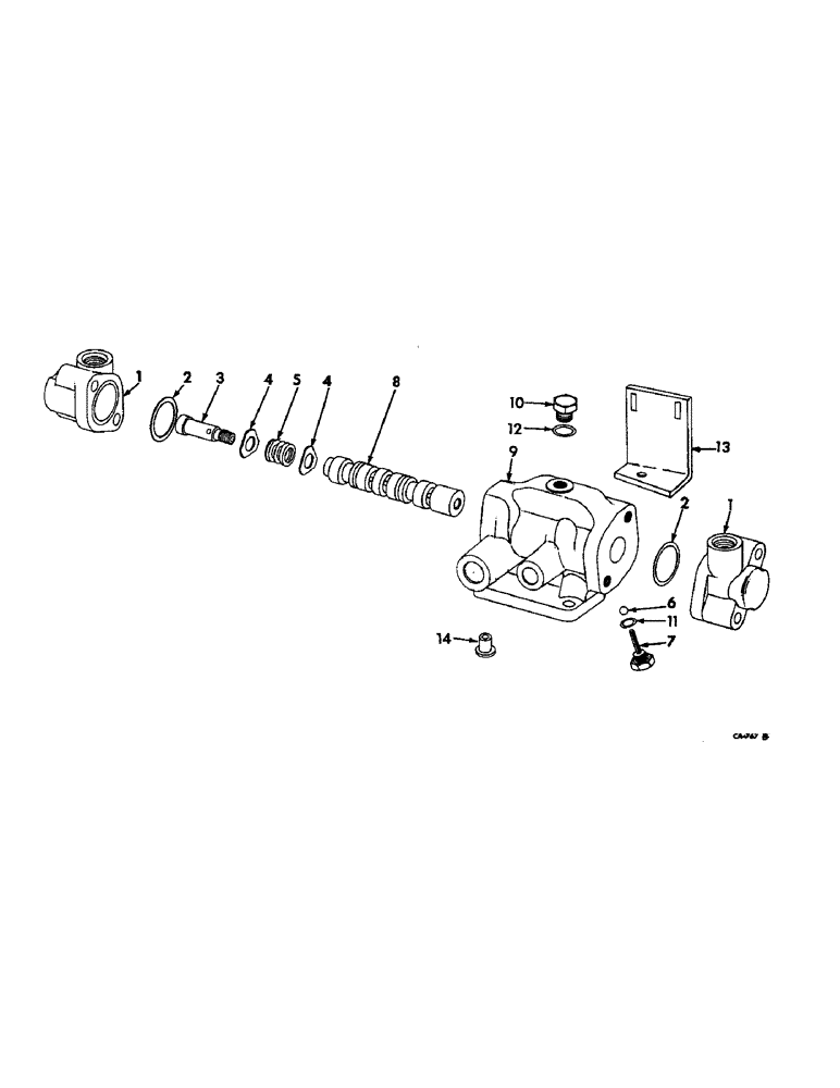 Схема запчастей Case IH 715 - (10-28) - HYDRAULICS, STEERING VALVE (07) - HYDRAULICS