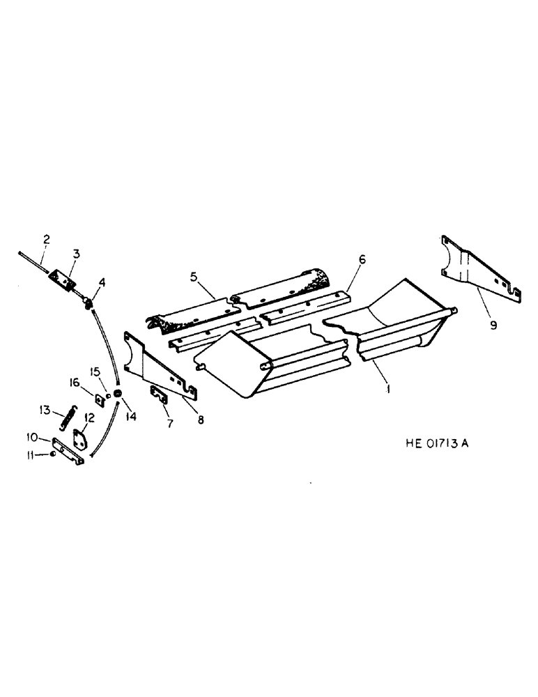 Схема запчастей Case IH 555 - (A-72) - SLURRY PAN ATTACHMENTS 