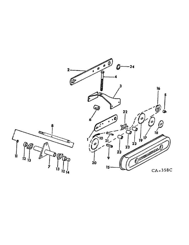 Схема запчастей Case IH 400 - (A-062) - SEEDMAN SPECIAL DRILL PLANTING ATTACHMENT, FRAME AND WHEEL 