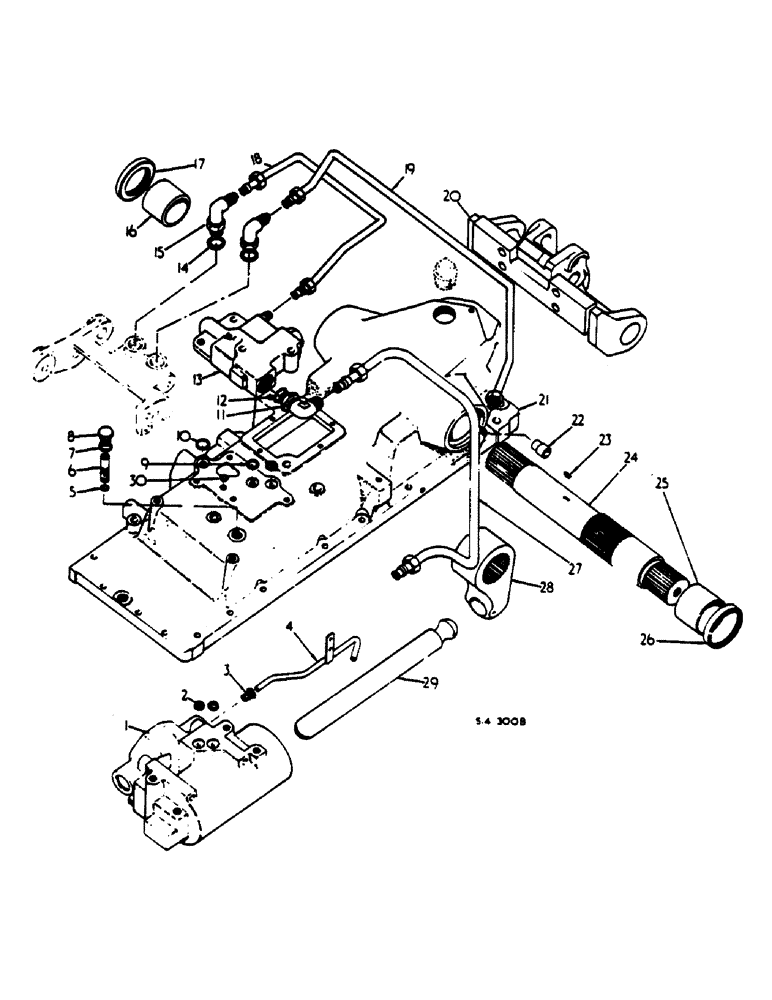 Схема запчастей Case IH 485 - (0B03-2) - DRAFT CONTROL (07) - HYDRAULICS