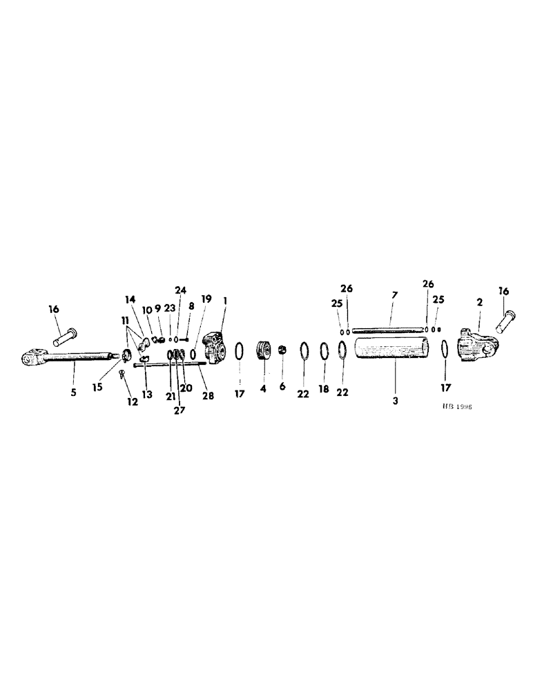 Схема запчастей Case IH 150 - (60) - REMOTE CONTROL HYDRAULIC CYLINDER, 371291R96, RECOMMENDED HYDRAULICS FOR 