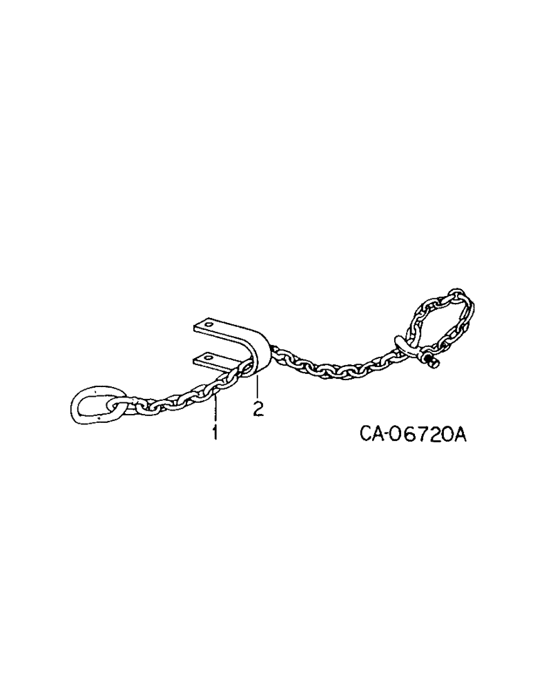 Схема запчастей Case IH 4700 - (A-46) - SAFETY CHAIN EQUIPMENT 