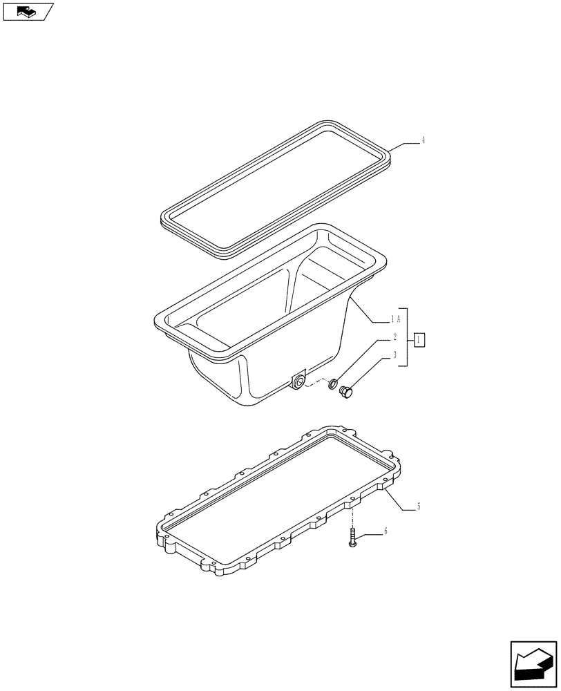 Схема запчастей Case IH F3AE0684S E914 - (10.102.01) - OIL SUMP & RELATED PARTS (10) - ENGINE