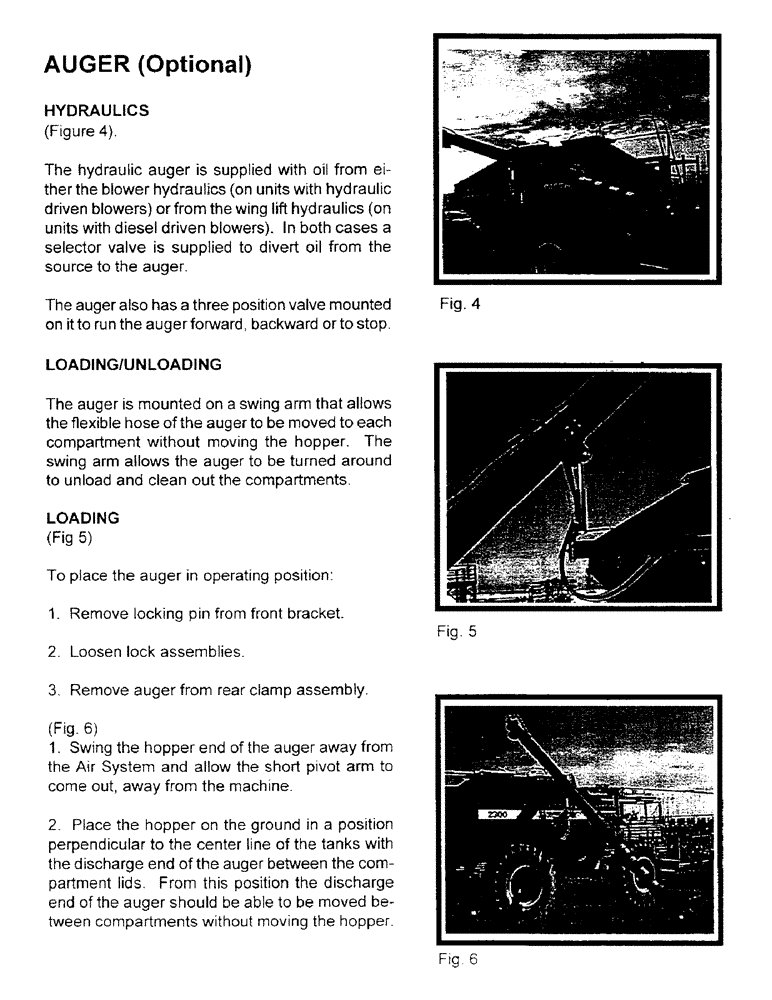 Схема запчастей Case IH 3400 - (B04) - AUGER (OPTIONAL) 