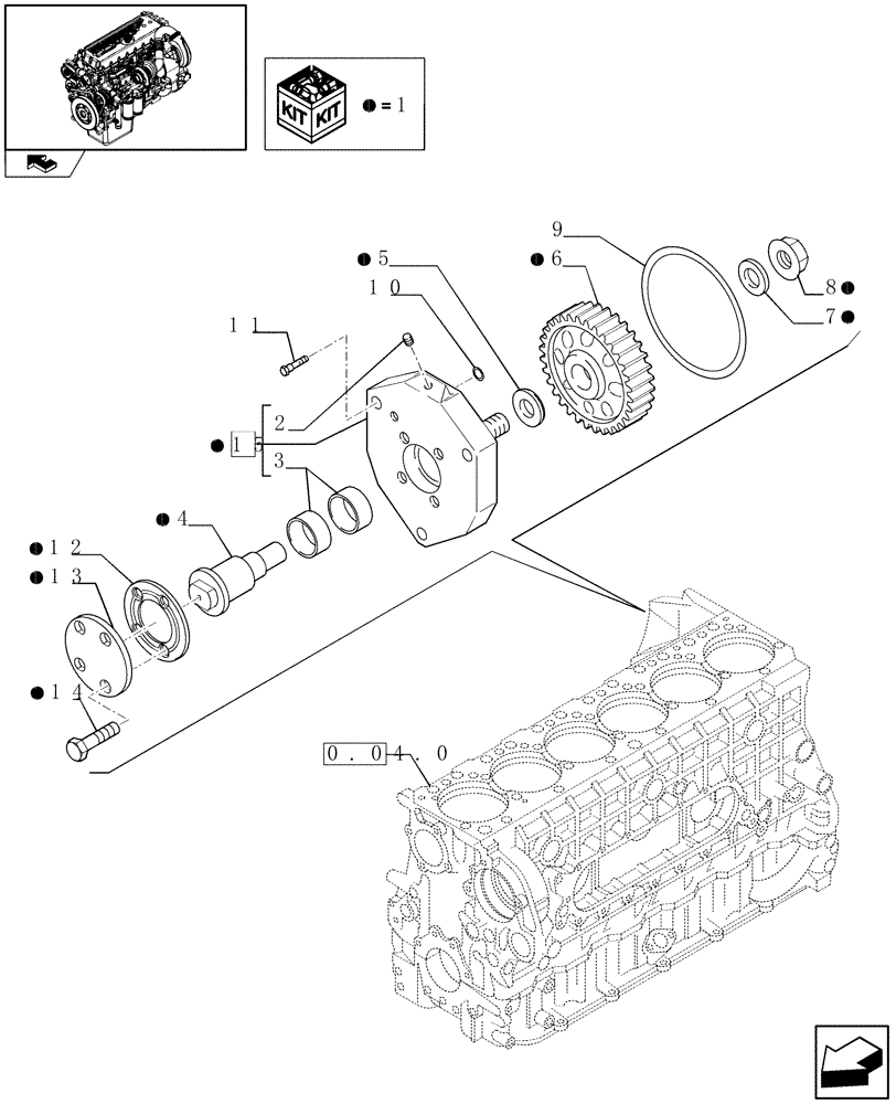 Схема запчастей Case IH F3CE0684C E002 - (0.35.0) - BELT PULLEY DRIVE & COVER (500387625) 