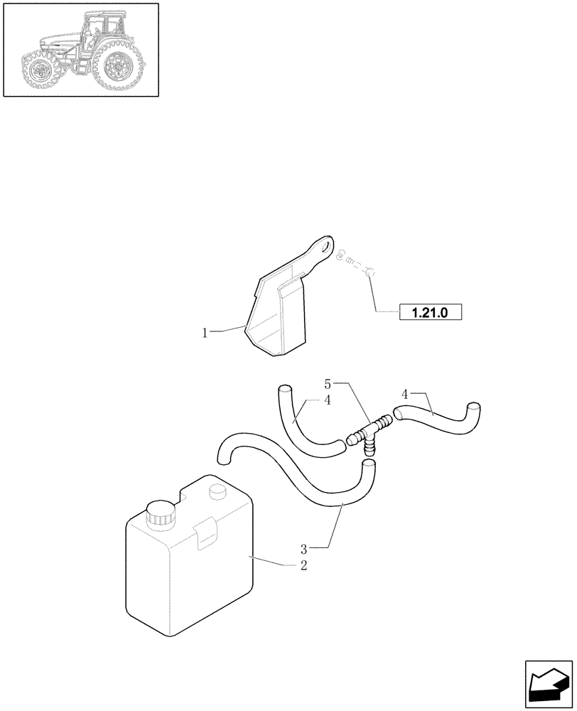 Схема запчастей Case IH JX1070U - (1.82.7/03[06]) - (VAR.411) TWO CONTROL VALVES - (BOSCH) - OIL STORAGE TANK (07) - HYDRAULIC SYSTEM