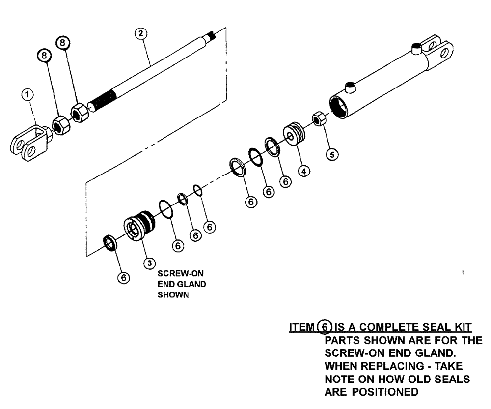 Схема запчастей Case IH PATRIOT WT - (07-006) - HYDRAULIC CYLINDER - OUTER BOOM FOLD (2" X 10") Cylinders