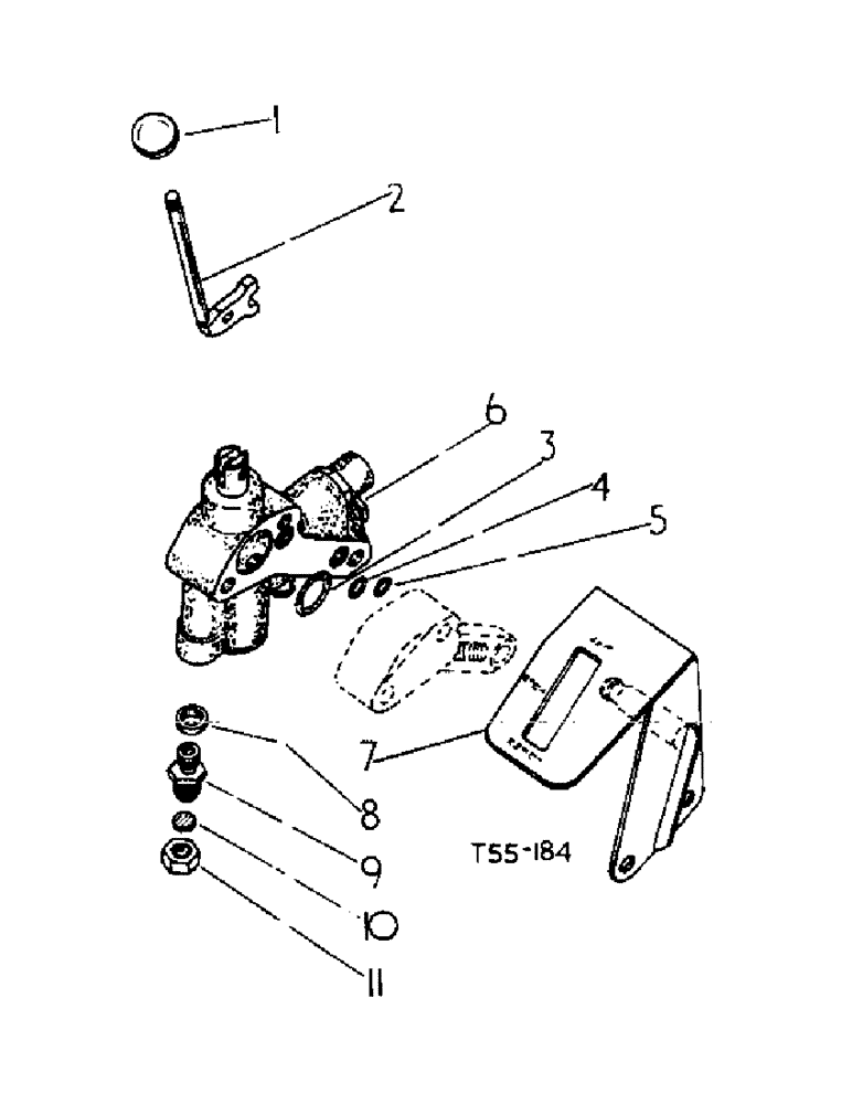 Схема запчастей Case IH 276 - (5-28) - AUXILIARY VALVE ATTACHMENTS, WHEN ONE AUXILARY VALVE ALREADY FITTED (08) - HYDRAULICS