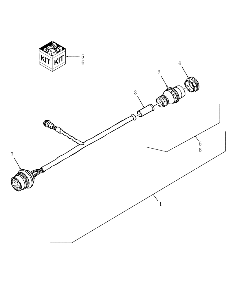 Схема запчастей Case IH RBX561 - (032[1]) - WIRE HARNESS, NET-TWINE, OPERATORS PANEL (68) - TYING/WRAPPING