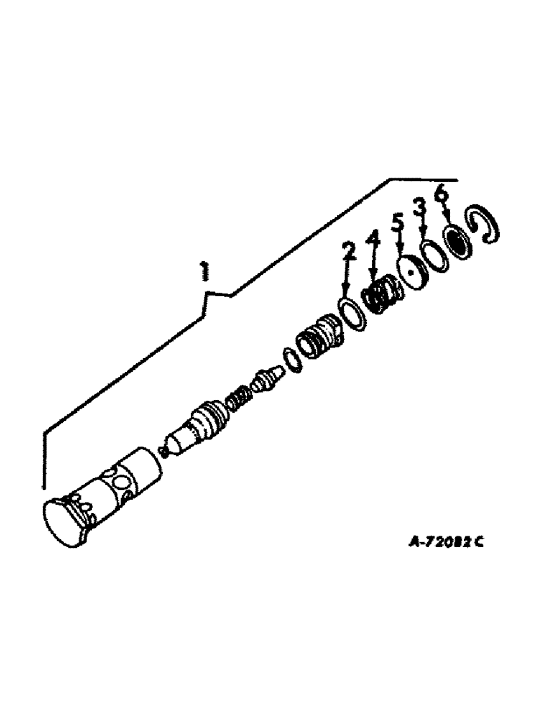 Схема запчастей Case IH 656 - (F-62) - HYDRAULICS, PILOT RELIEF VALVE (07) - HYDRAULIC SYSTEM