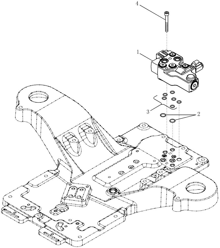 Схема запчастей Case IH MX230 - (08-13) - HYDRAULIC SYSTEM - PTO/DIFFERENTIAL LOCK VALVE (08) - HYDRAULICS