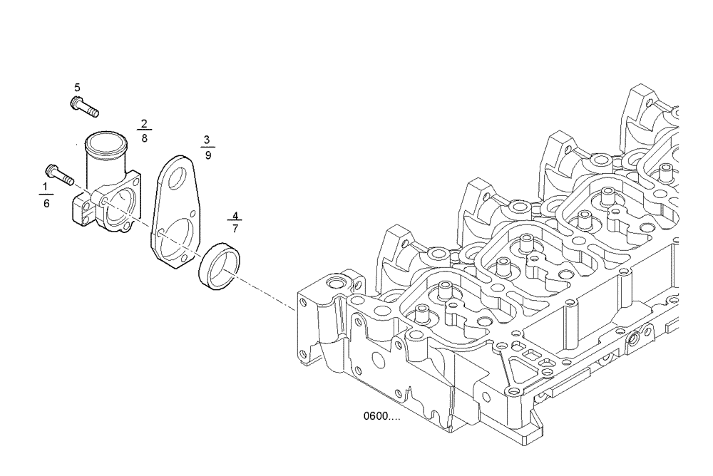 Схема запчастей Case IH F4GE0684C D600 - (3262.013) - TEMPERATURE REGULATOR [UP TO 10-03] 