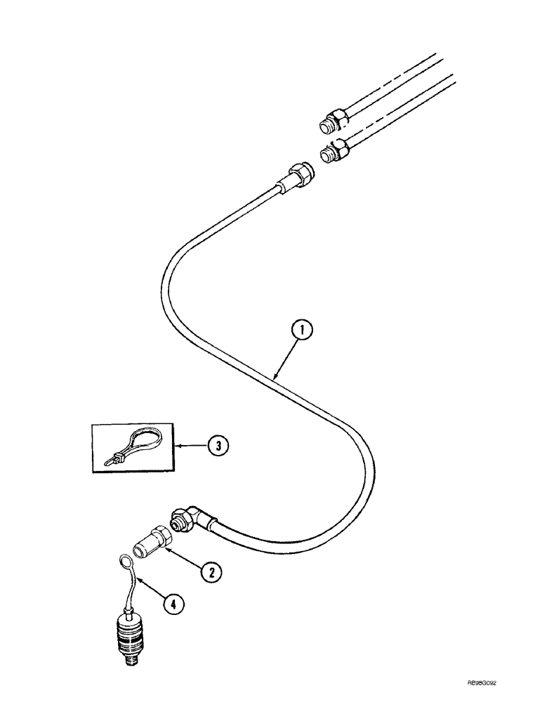 Схема запчастей Case IH L700 - (8-08) - HYDRAULICS - REAR MOUNT (3 FUNCTION) (08) - HYDRAULICS