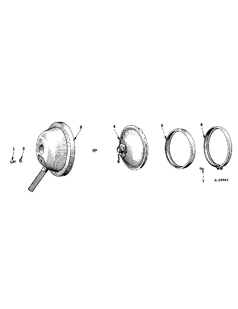 Схема запчастей Case IH SUPER M-TA - (179) - ELECTRICAL SYSTEM, DIESEL ENGINE, HEADLIGHT OR REAR LIGHT, SEALED BEAM, GUIDE LAMP CORP. (06) - ELECTRICAL SYSTEMS