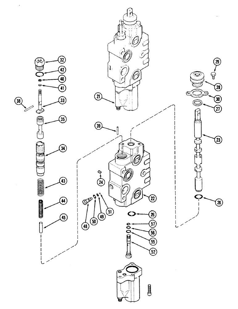 Схема запчастей Case IH 2594 - (8-088) - A169456 REMOTE VALVE BODY ASSEMBLY, WITH LOAD CHECK, (CONT) (08) - HYDRAULICS