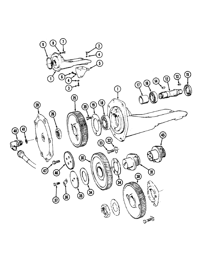 Схема запчастей Case IH 4890 - (3-56) - INJECTION PUMP DRIVE, 674 CUBIC INCH DIESEL ENGINE (03) - FUEL SYSTEM