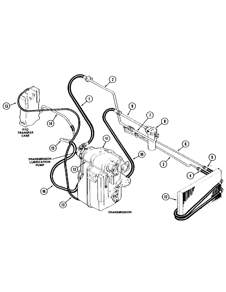 Схема запчастей Case IH 9180 - (1-12) - PICTORIAL INDEX, LUBRICATION HYDRAULICS (00) - PICTORIAL INDEX