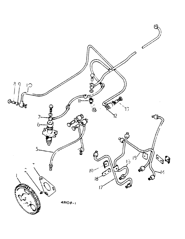 Схема запчастей Case IH 444 - (1-09) - FUEL INJECTION SYSTEM (02) - ENGINE