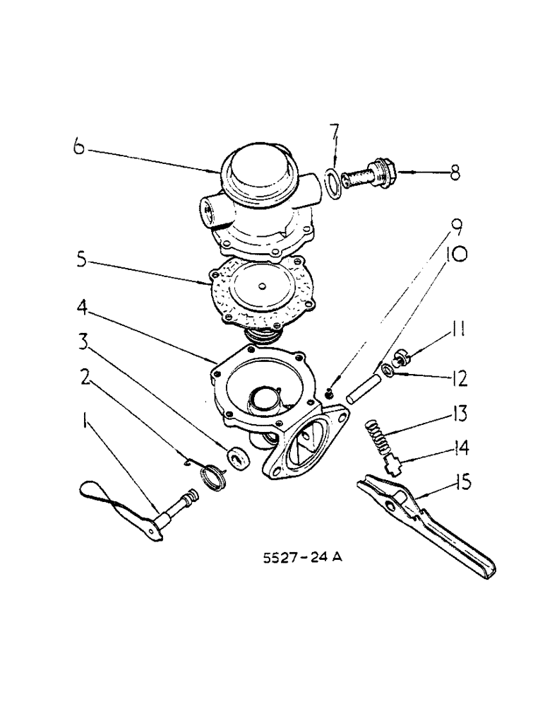 Схема запчастей Case IH 574 - (12-062) - FUEL FEED PUMP, C.A.V INJECTION Power