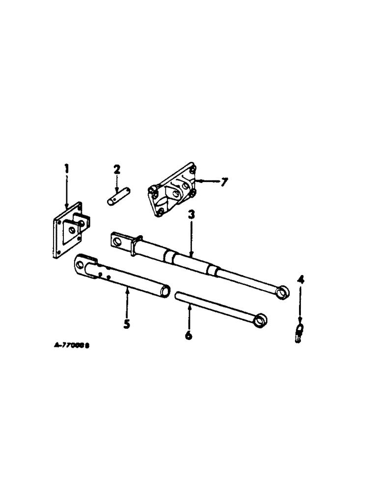 Схема запчастей Case IH 540 - (AB-18[B]) - VERTICAL HITCH LIMITER, 656, 706, 756, 806, 856 TRACTORS W/TWO POINT HITCH 