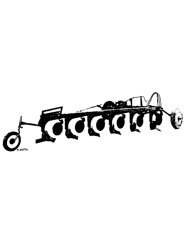 Схема запчастей Case IH 70 - (G-01) - 70 SIX FURROW REDUCIBLE TO FIVE 