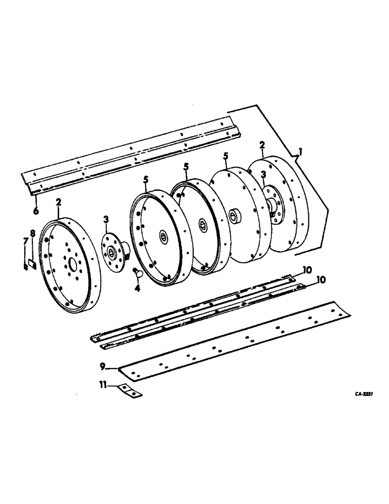 Схема запчастей Case IH 915 - (R-35) - SEPARATOR, GROUND EAR CORN FEED, SERIAL NO. 3180 AND ABOVE Separation