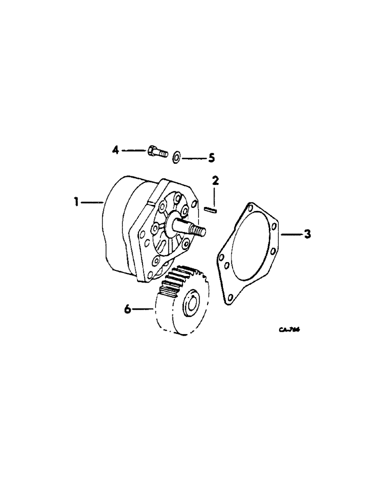 Схема запчастей Case IH 615 - (10-32) - HYDRAULICS, HYDRAULIC LIFT PUMP, NOT HYDRAULIC REEL DRIVE, CESSNA (07) - HYDRAULICS