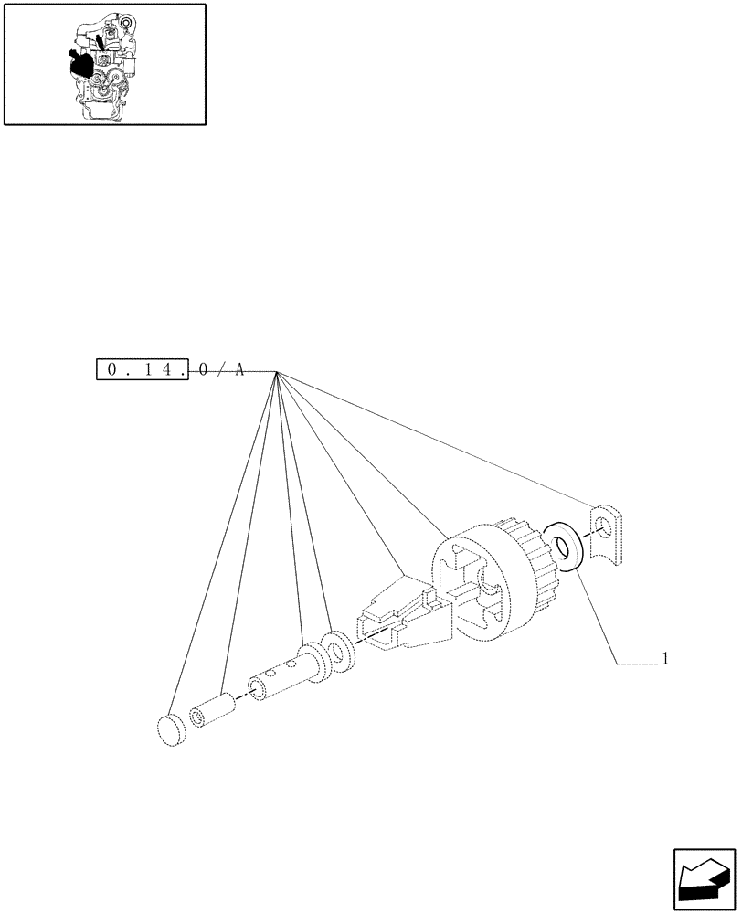 Схема запчастей Case IH 8045.06.406 - (0.14.0/C) - INJECTION PUMP, GOVERNOR WASHER 