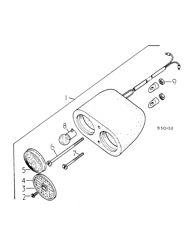 Схема запчастей Case IH 278 - (08-022) - STOP/TAIL LIGHTS, TRACTORS W/FLAT TOP FENDERS (06) - ELECTRICAL