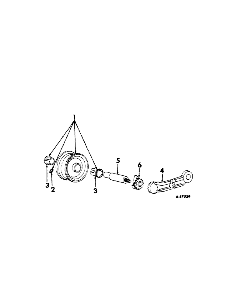 Схема запчастей Case IH 1000 - (K-09) - OUTER SHOE WHEEL 