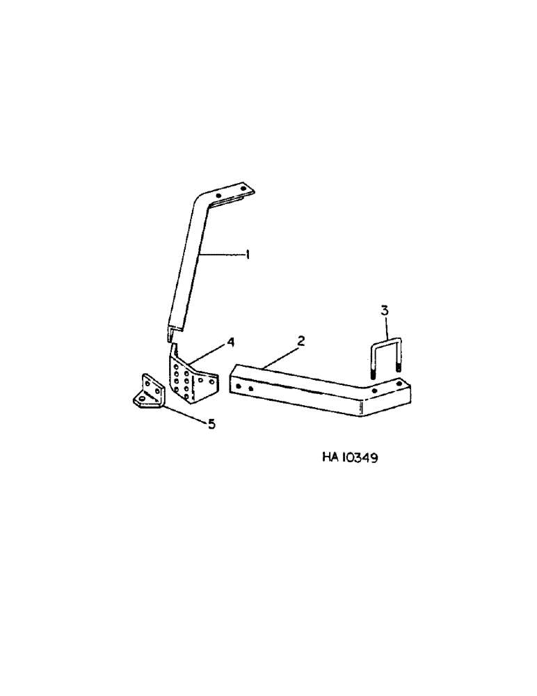 Схема запчастей Case IH 645 - (B-09[B]) - 645 VIBRA CHISEL, TRAIL BEHIND, TRAILING HITCH 