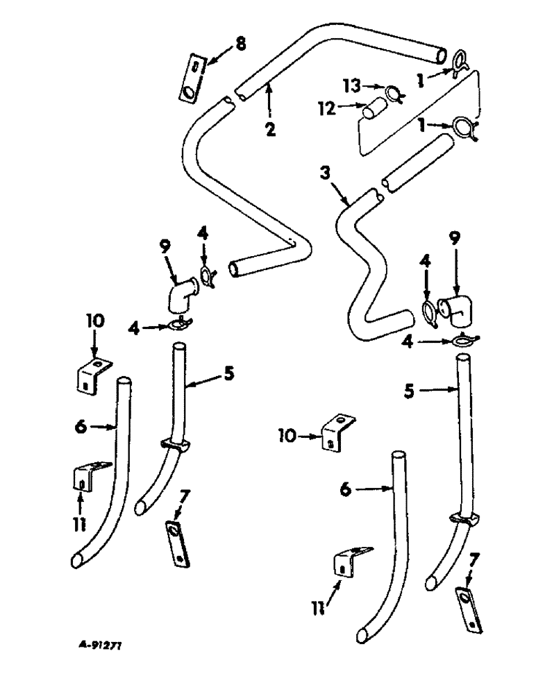 Схема запчастей Case IH LIQUID - (B-43) - LIQUID FERTILIZERS - SQUEEZE PUMP, FERTILIZER APPLICATORS & HOSES / PRODUCT GRAPHICS 