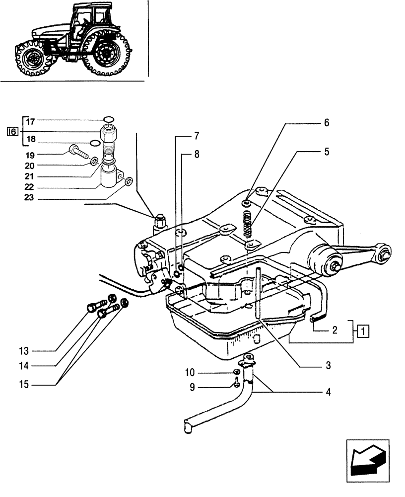 Схема запчастей Case IH JX80 - (1.82.1[02]) - LIFT PIPES - PIPES AND GASKETS (07) - HYDRAULIC SYSTEM