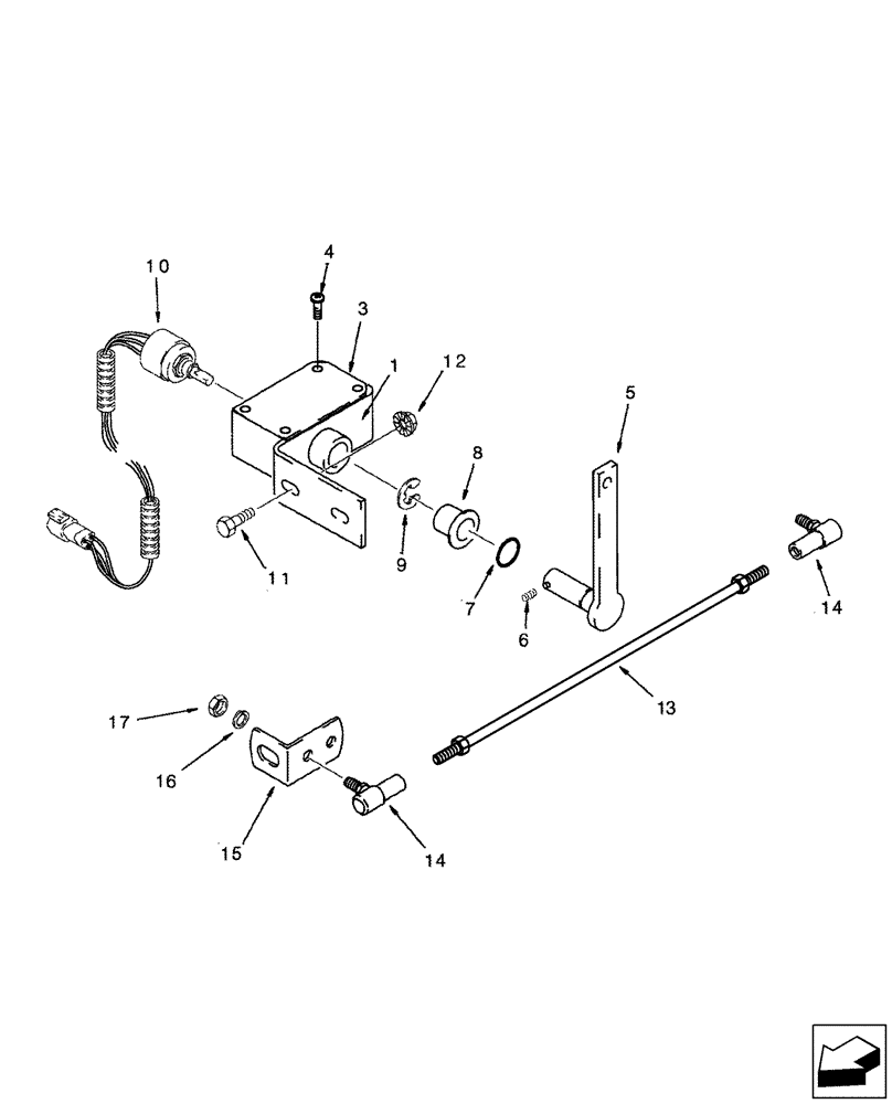 Схема запчастей Case IH 2577 - (55.418.09) - POTENTIOMETER, FEEDER POSITION - MOUNTING (55) - ELECTRICAL SYSTEMS