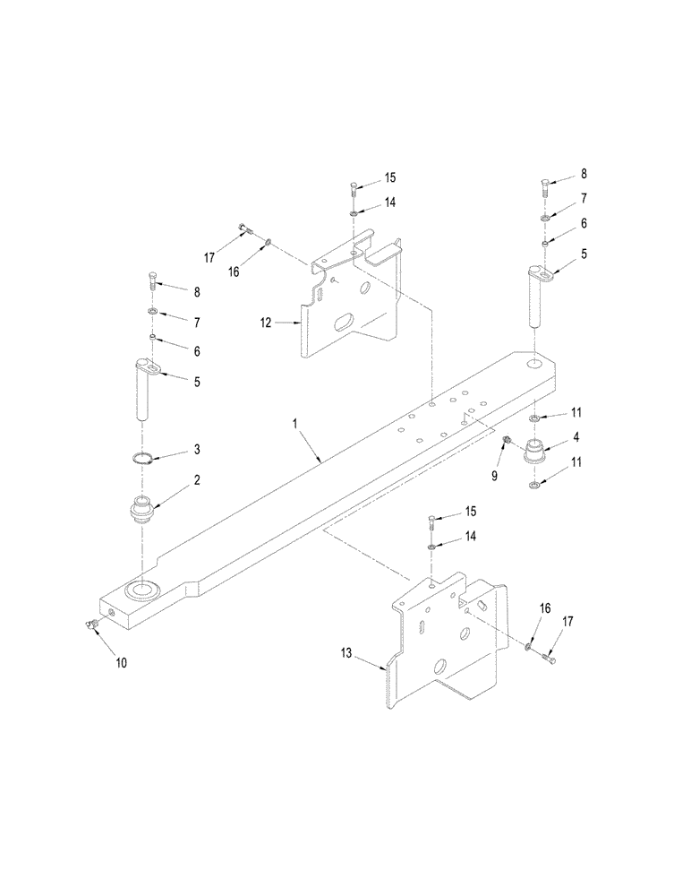 Схема запчастей Case IH STX325 - (09-34) - CENTER LINK (09) - CHASSIS