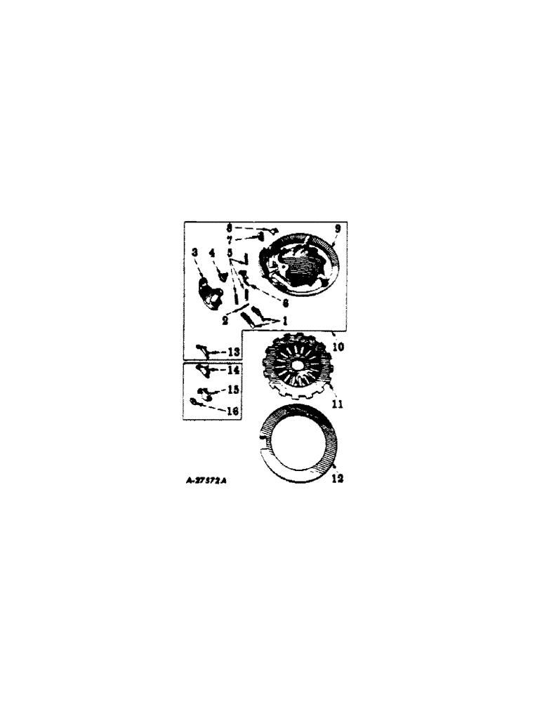 Схема запчастей Case IH 184 - (H-28[B]) - CORN PLANTING EQUIPMENT, FOR COMBINATION HOPPER 