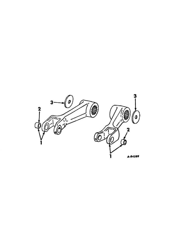 Схема запчастей Case IH 21456 - (09-05[A]) - FRAME, ROCKSHAFT ARMS, TRACTORS WITH DRAFT CONTROL OR DRAFT SENSING (12) - FRAME