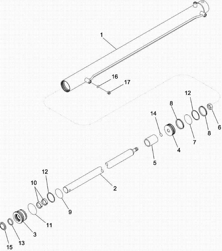 Схема запчастей Case IH 620 - (08-32) - BASKET LIFT MASTER CYLINDER ASSEMBLY (07) - HYDRAULICS