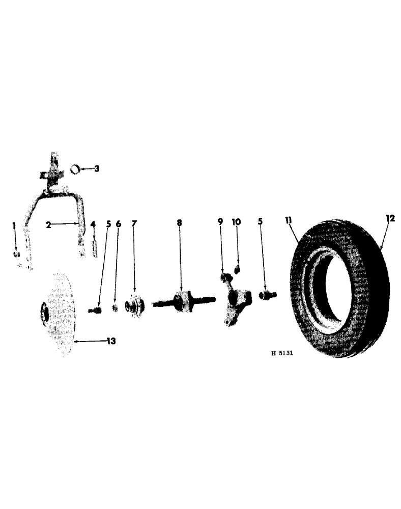 Схема запчастей Case IH 100 - (03-11) - DUAL REAR FURROW WHEEL 