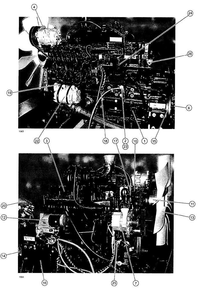 Схема запчастей Case IH SPX3185 - (03-002) - ENGINE - ENGINE PACKAGE (01) - ENGINE