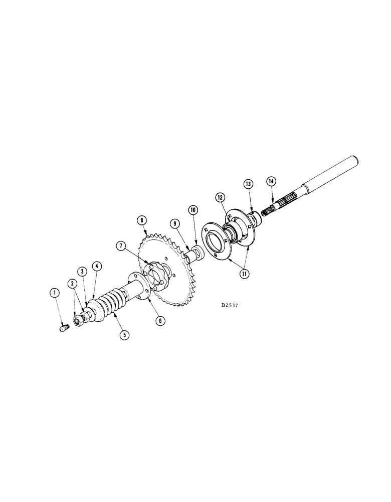 Схема запчастей Case IH 303 - (24[1]) - AUGER DRIVE JUMP CLUTCH (58) - ATTACHMENTS/HEADERS