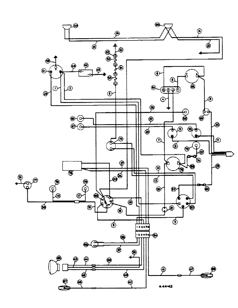 Схема запчастей Case IH 2350 - (3-24) - ELECTRICAL SYSTEM, DIESEL, CANADIAN MARKET (04) - ELECTRICAL SYSTEMS