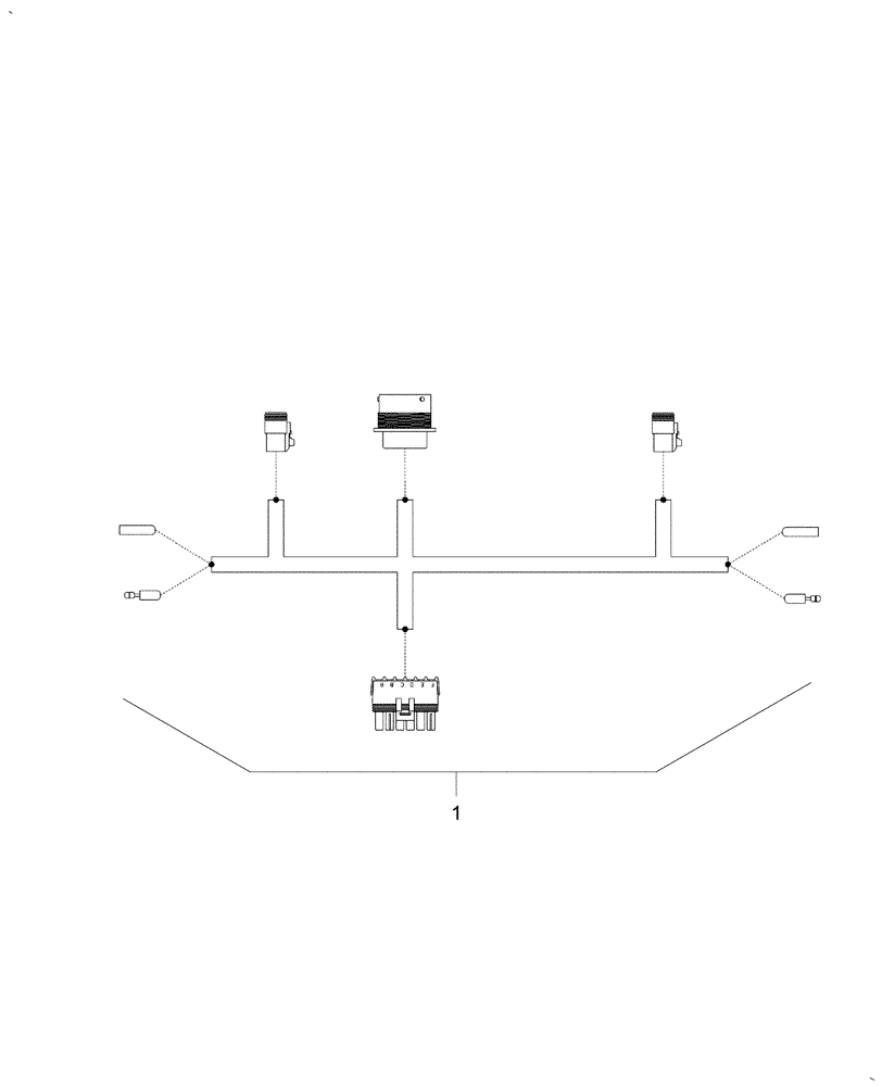 Схема запчастей Case IH 2010 - (20.06.05) - HARNESS, WIRE, HEADER MAIN (55) - ELECTRICAL SYSTEMS