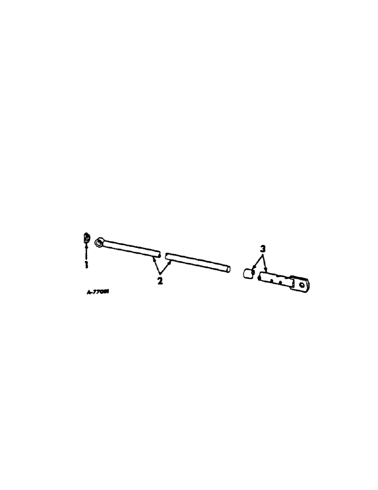 Схема запчастей Case IH 535 - (AH-16[A]) - FRONT STEERING LINKAGE 