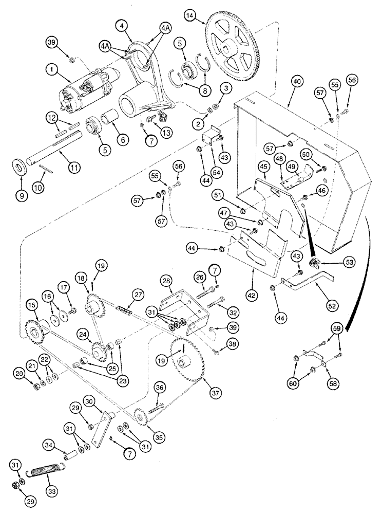 Схема запчастей Case IH 2366 - (09A-25) - FEEDER REVERSER, WITH ROCK TRAP - BSN JJC0253999 (13) - FEEDER