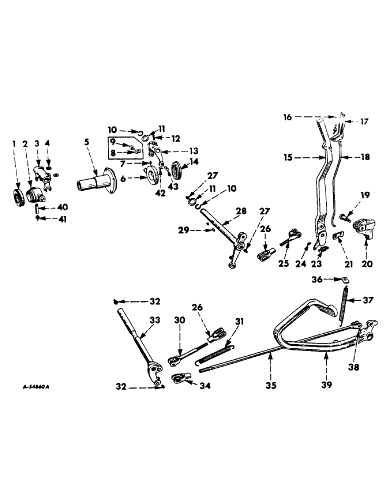 Схема запчастей Case IH 460 - (102) - CLUTCH, CLUTCH CONTROLS AND TORQUE AMPLIFIER CONTROLS, INTERNATIONAL 460 SERIES (03.1) - CLUTCH