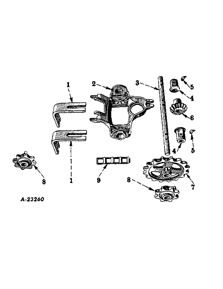 Схема запчастей Case IH 200 - (M-06) - HOPPER BRACKET 